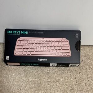 Logitech MX Keys Mini Wireless Keyboard - Soft Pink